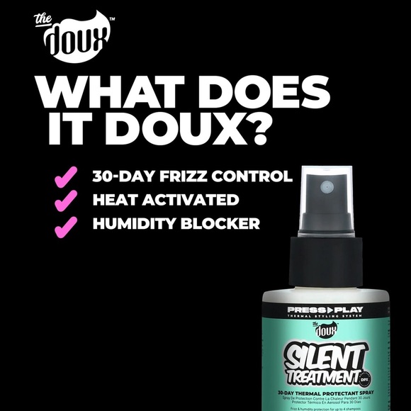 The Doux Silent Treatment 30 Day Thermal Protection Spray 2oz - Picture 3 of 3